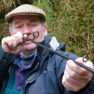 Steve 'Eyes' up a Rod
